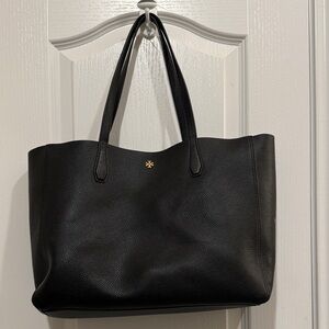 Totes Black Pebbled Leather Tote